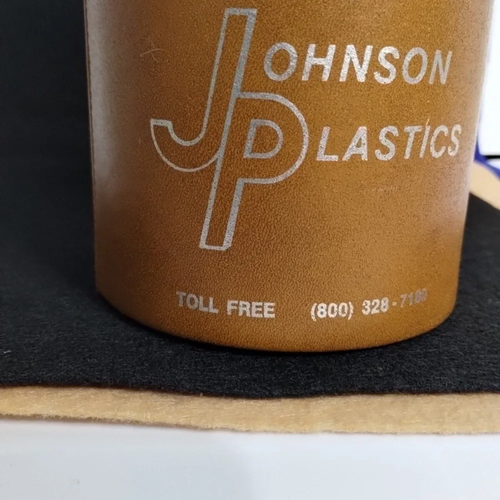 70s Johnson Plastics Advertising Desk Pencil Holder Now Johnson Plastic Plus